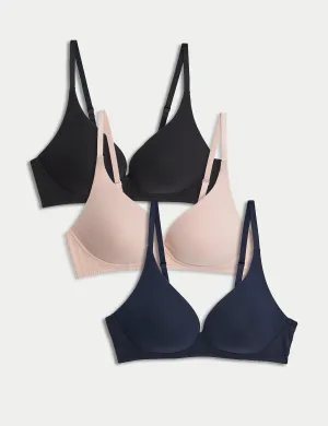 3 Set A-E Marks & Spencer Plunge T-Shirt Bras