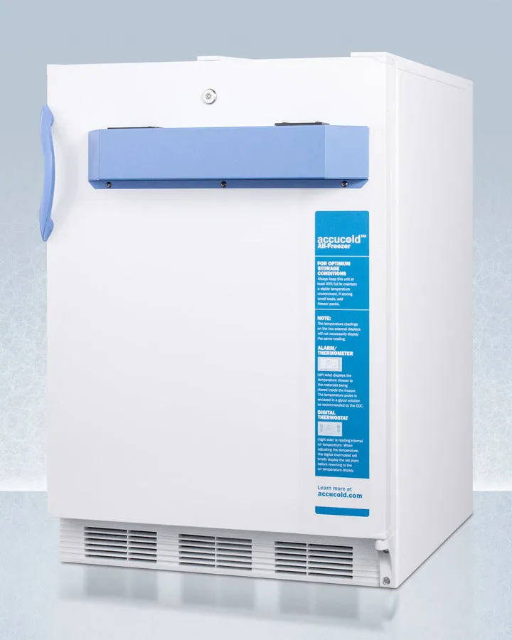 Accucold 24" Wide Built-In All-Freezer, ADA Compliant