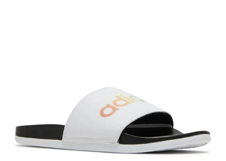 Adidas ADILETTE COMFORT SLIDE 'WHITE MULTI' sneakers, black