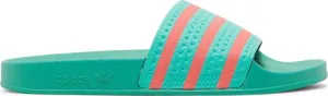 Adidas Adilette Slide 'Hi-Res Green Turbo' Sandals, Green