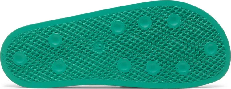 Adidas Adilette Slide 'Hi-Res Green Turbo' Sandals, Green