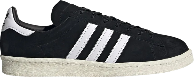 Adidas Campus 80s 'Black White' sneakers, black