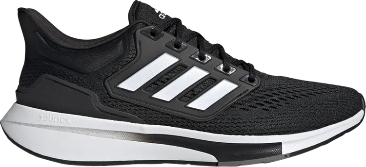 Adidas EQ21 Run 'Black White' sneakers, black