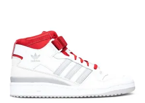 Adidas FORUM MID 'WHITE SCARLET' sneakers, white