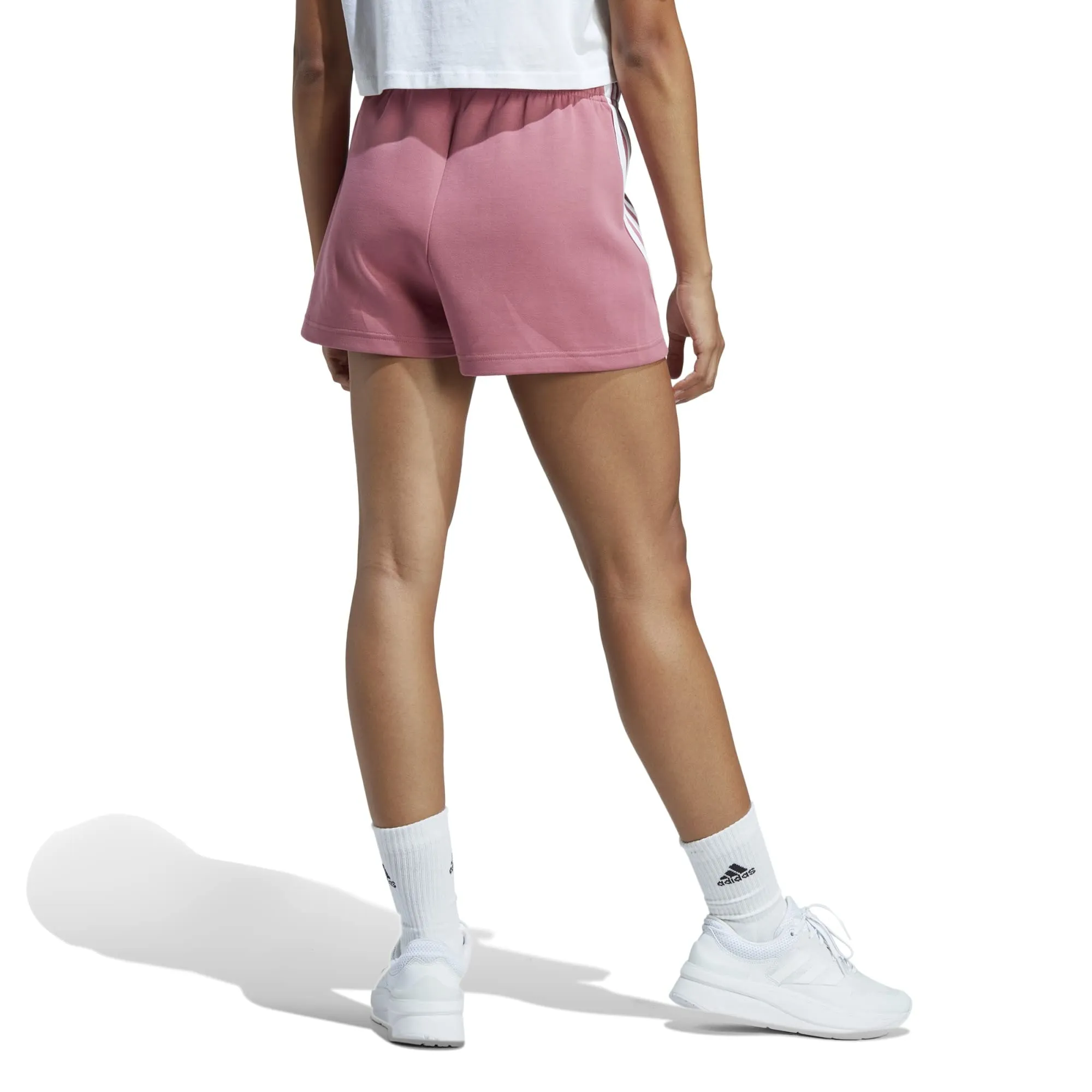 Adidas Future Icons 3 Stripes Women's Shorts, Pink