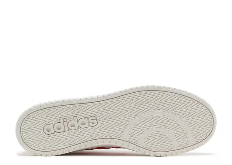 Adidas HOOPS 2.0 MID 'WHITE VIVID RED' sneakers, white