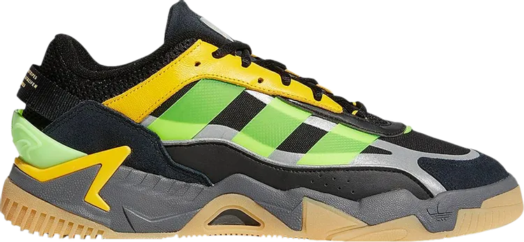 Adidas Niteball 2 'Black Signal Green' sneakers, green