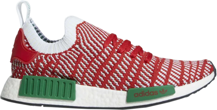 Adidas NMD_R1 STLT Primeknit 'Christmas' sneakers, red