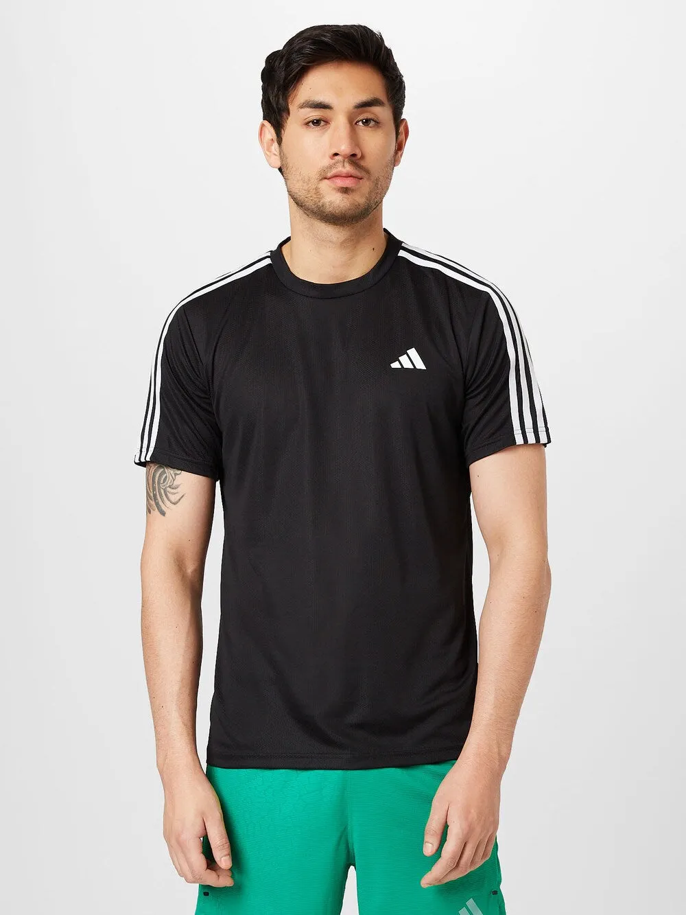 ADIDAS PERFORMANCE Train Essentials 3-Stripes Performance T-Shirt, Black