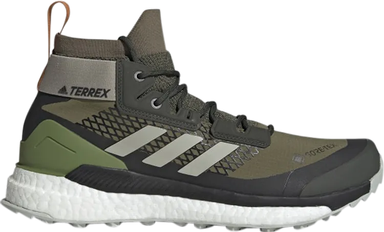 Adidas Terrex Free Hiker GTX 'Raw Khaki' Boots, Green