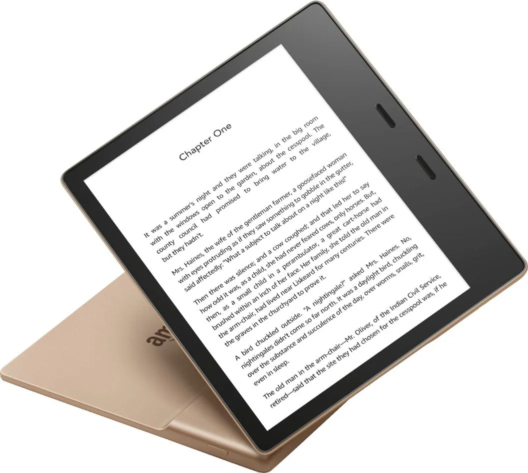 Amazon - Kindle Oasis E-Reader (2019) - 7" - 32GB - 2019 - Champagne Gold* Special Order