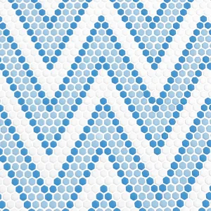 Amiens Coastal, Hexagon Mosaic - Glass Tile