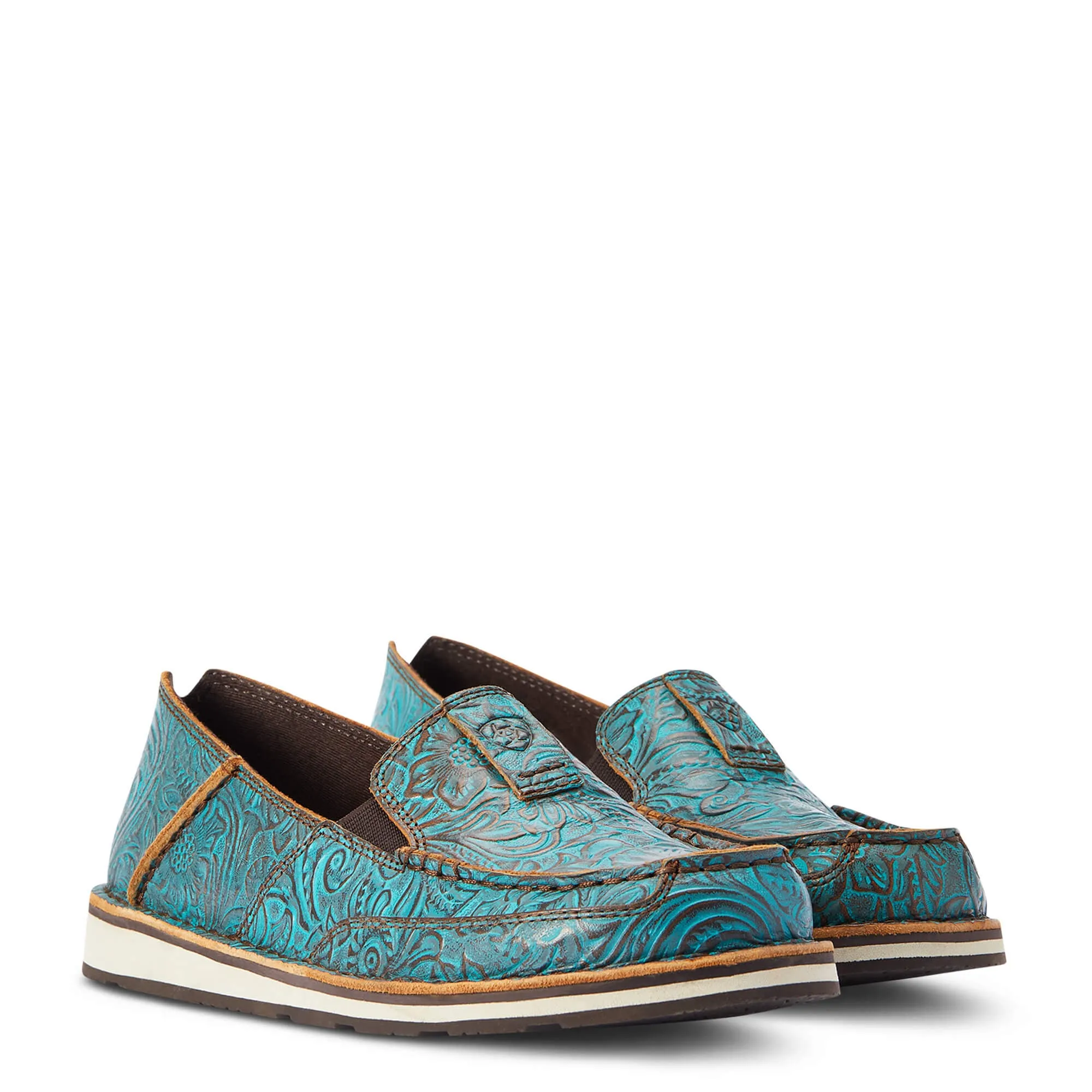 Ariat Women's Brushed Turquoise Floral Cruiser