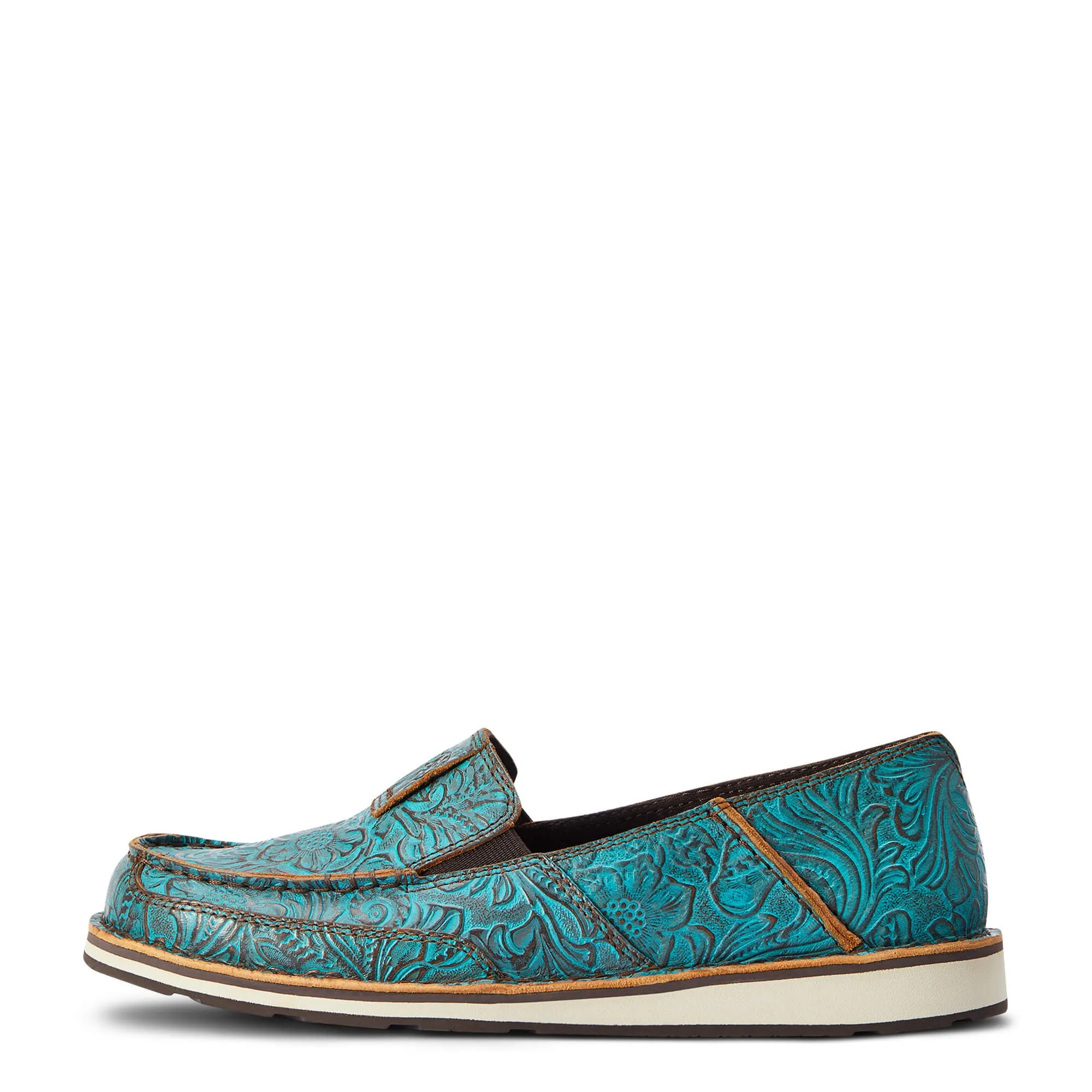 Ariat Women's Brushed Turquoise Floral Cruiser