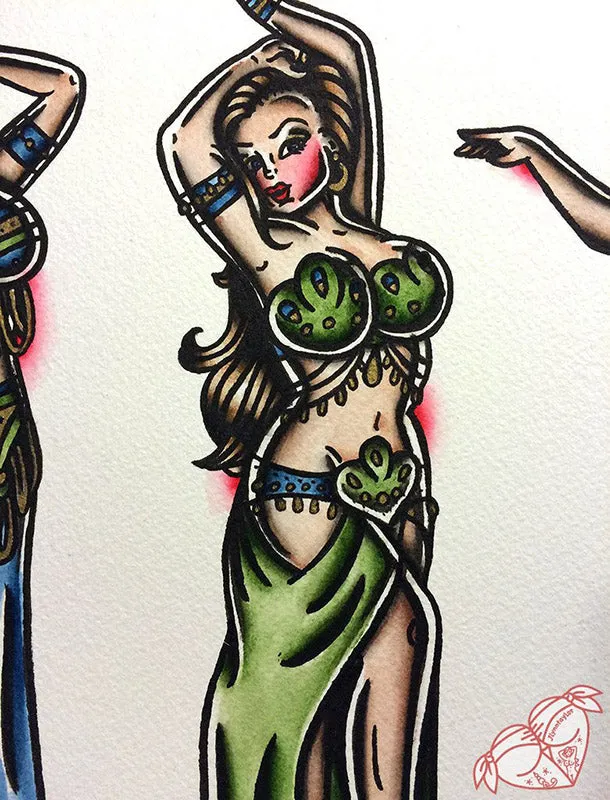 Belly Dancer Original Painting