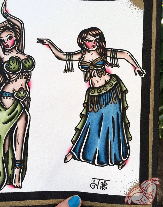 Belly Dancer Original Painting