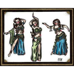 Belly Dancer Original Painting