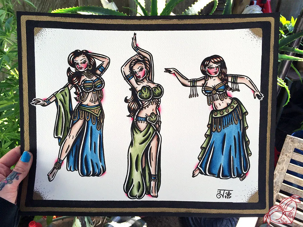 Belly Dancer Original Painting