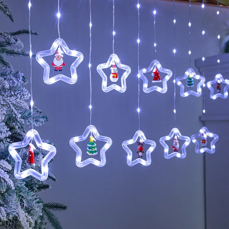 Bulk Christmas Window Lights Ornaments 118 Ft LED Xmas String Lights for Bedroom Xmas Tree Home Garden Decor Wholesale