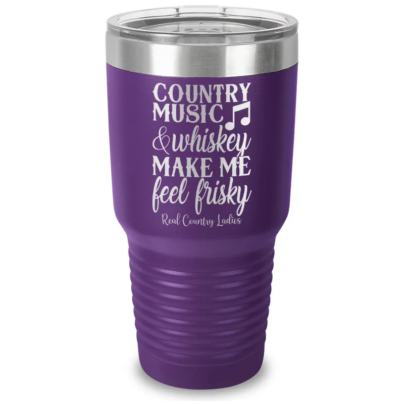 Country Music And Whiskey Laser Etched Tumbler