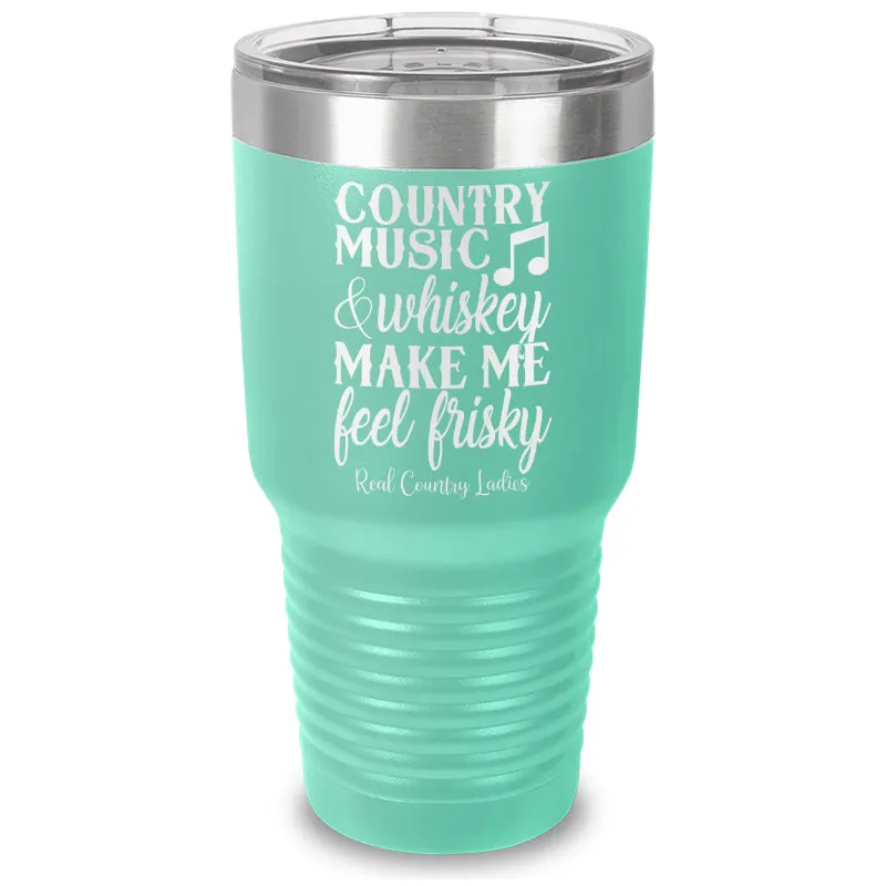 Country Music And Whiskey Laser Etched Tumbler