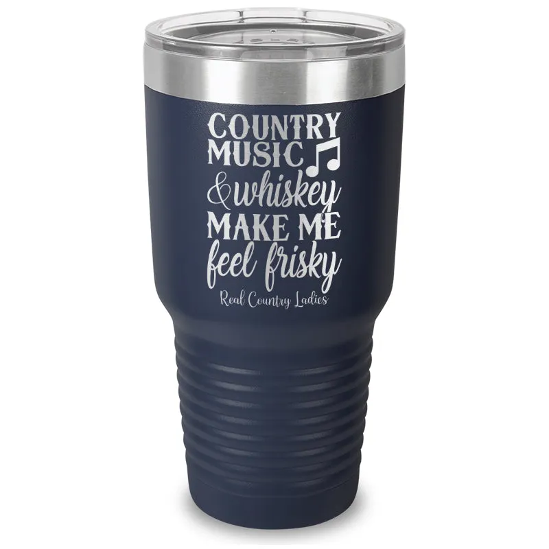 Country Music And Whiskey Laser Etched Tumbler