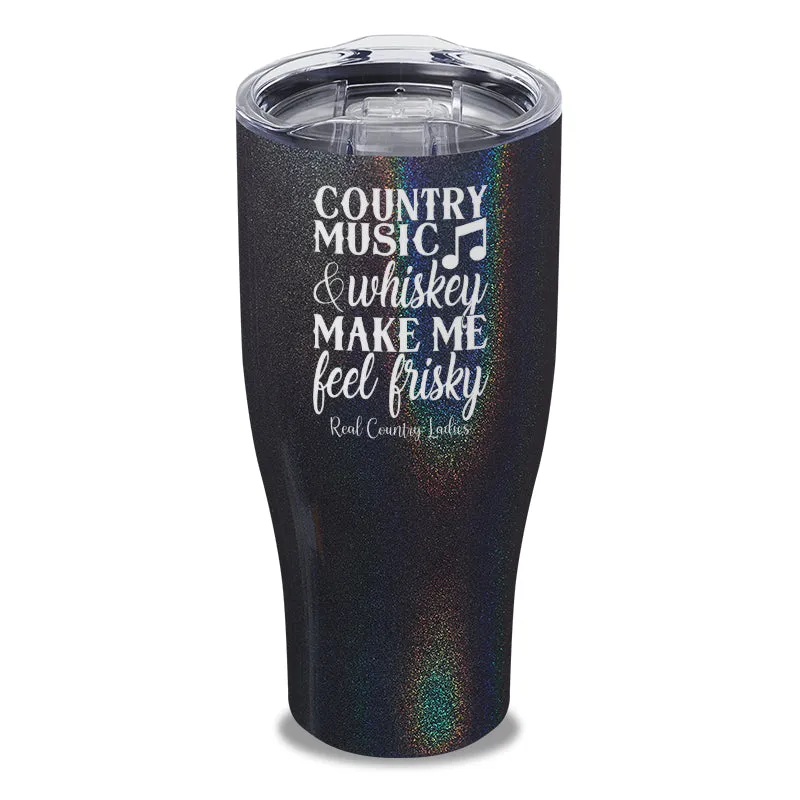 Country Music And Whiskey Laser Etched Tumbler