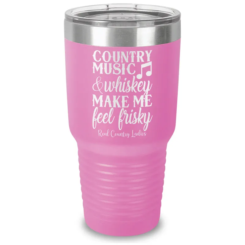 Country Music And Whiskey Laser Etched Tumbler