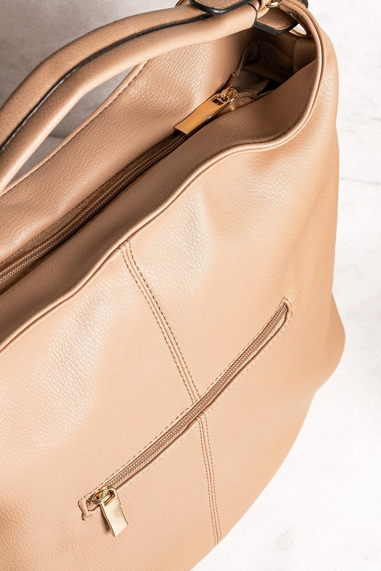 Denise Taupe Shoulder Bag