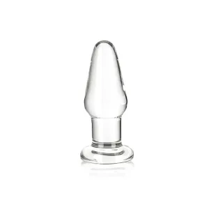 Glas 3.5 inches Glass Butt Plug Clear