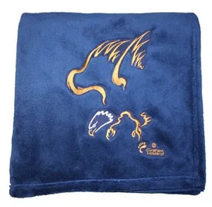 Graham Howard© "Eagle" Velura™ Throw Blanket - Navy