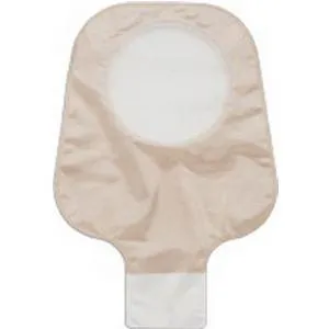 Hollister New Image Two-Piece Drainable Pouch, 2-3/4" Flange, 12" L, Clamp Closure, Ultra Clear