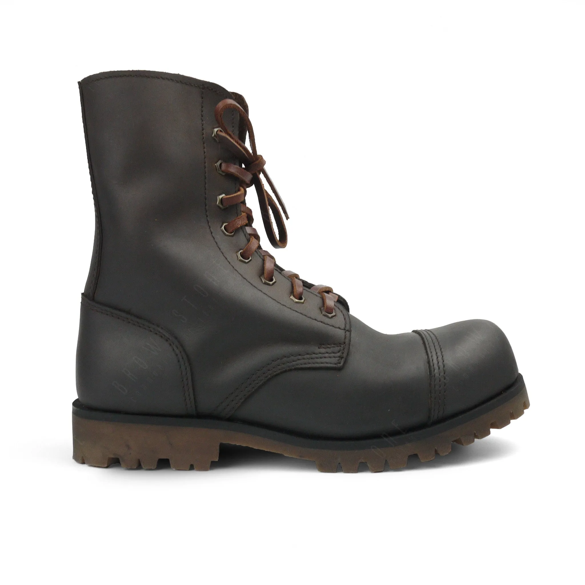 Industrial British Steel Cap Leather Boots High Cut