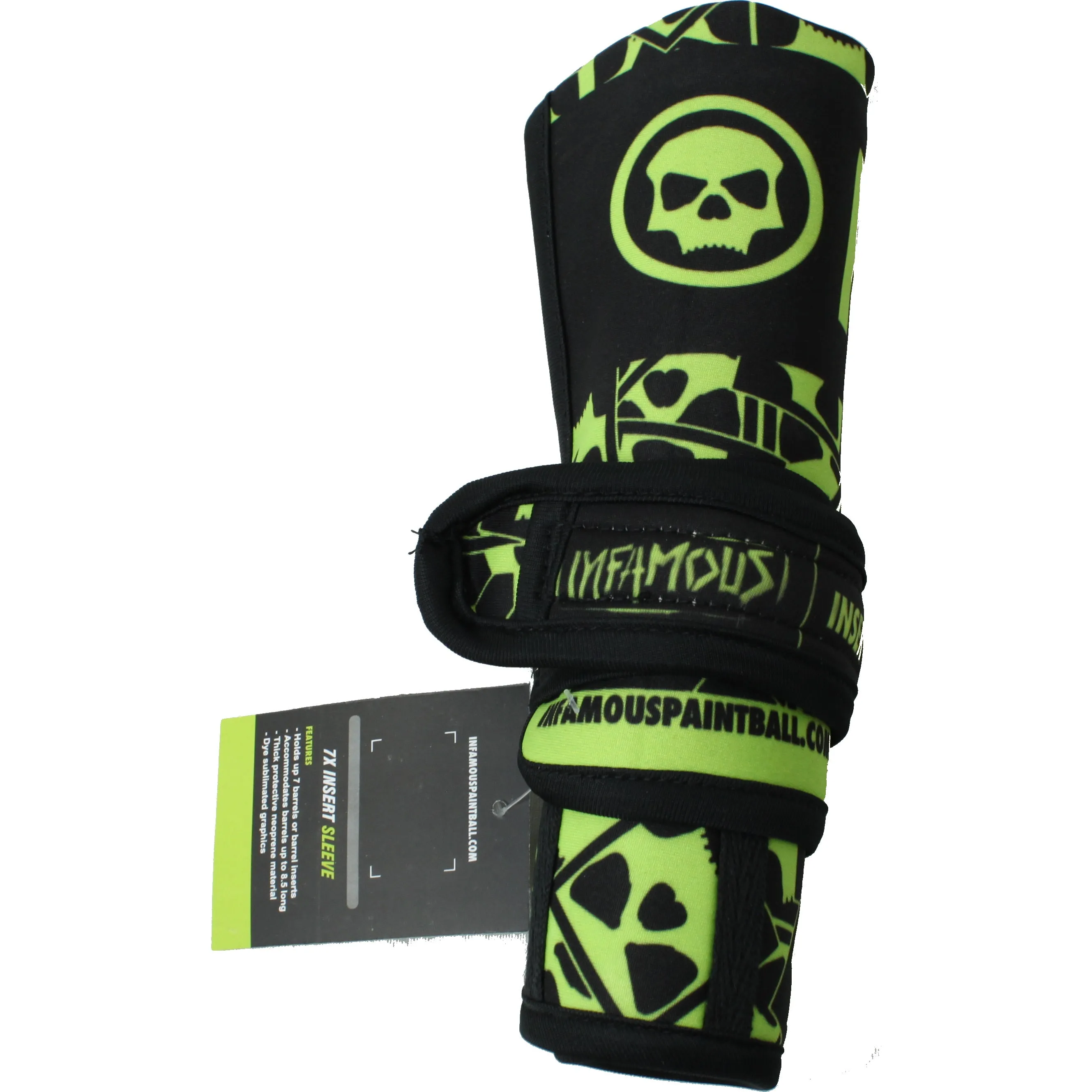 Infamous Insert Sleeve Wrap - Skull AO Volt