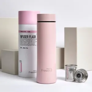 Insulated Stainless Steel - Move - Infuser Flask - Floss Pink  660ml