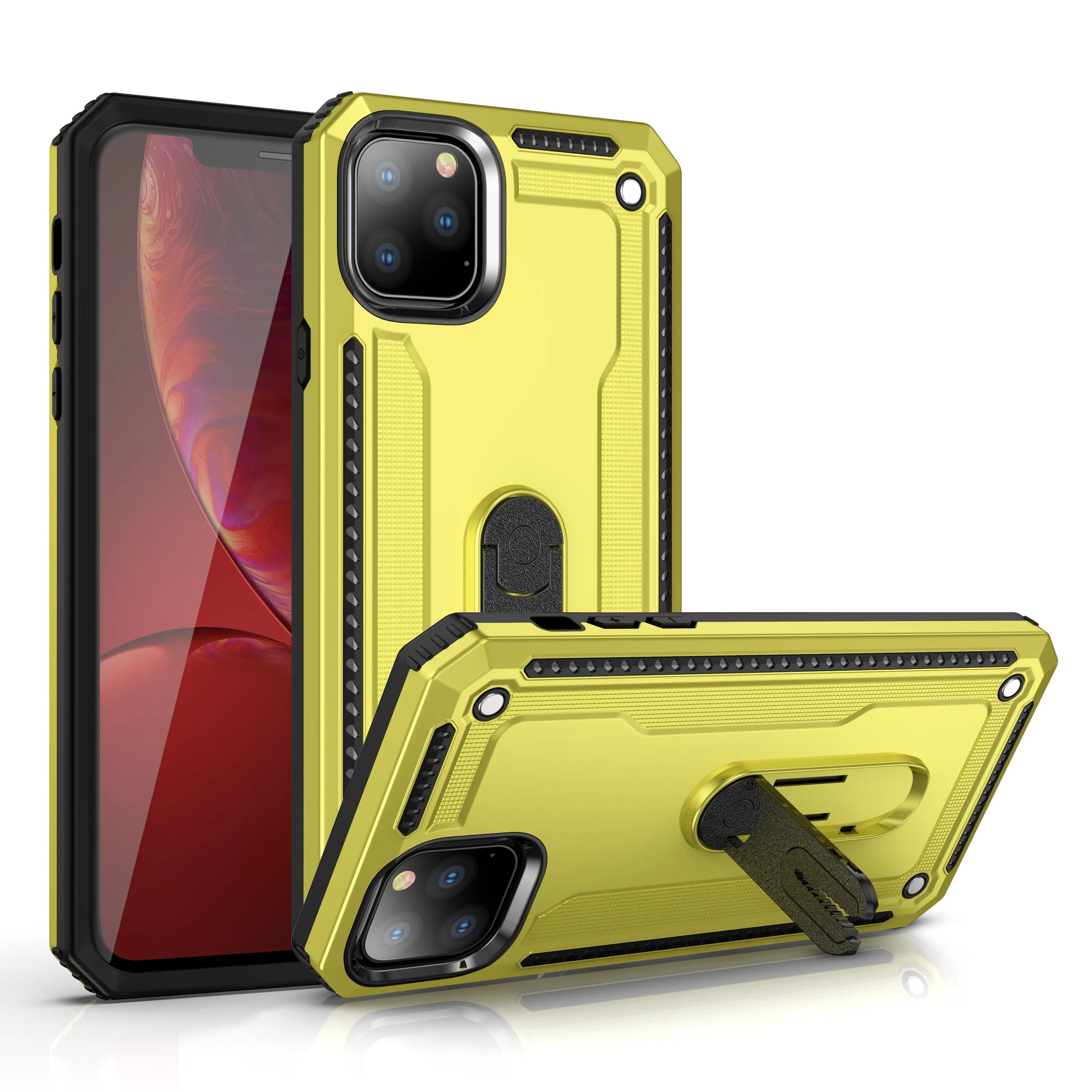 iPhone 11 Pro Max Case - Air Vent Holder, Kickstand