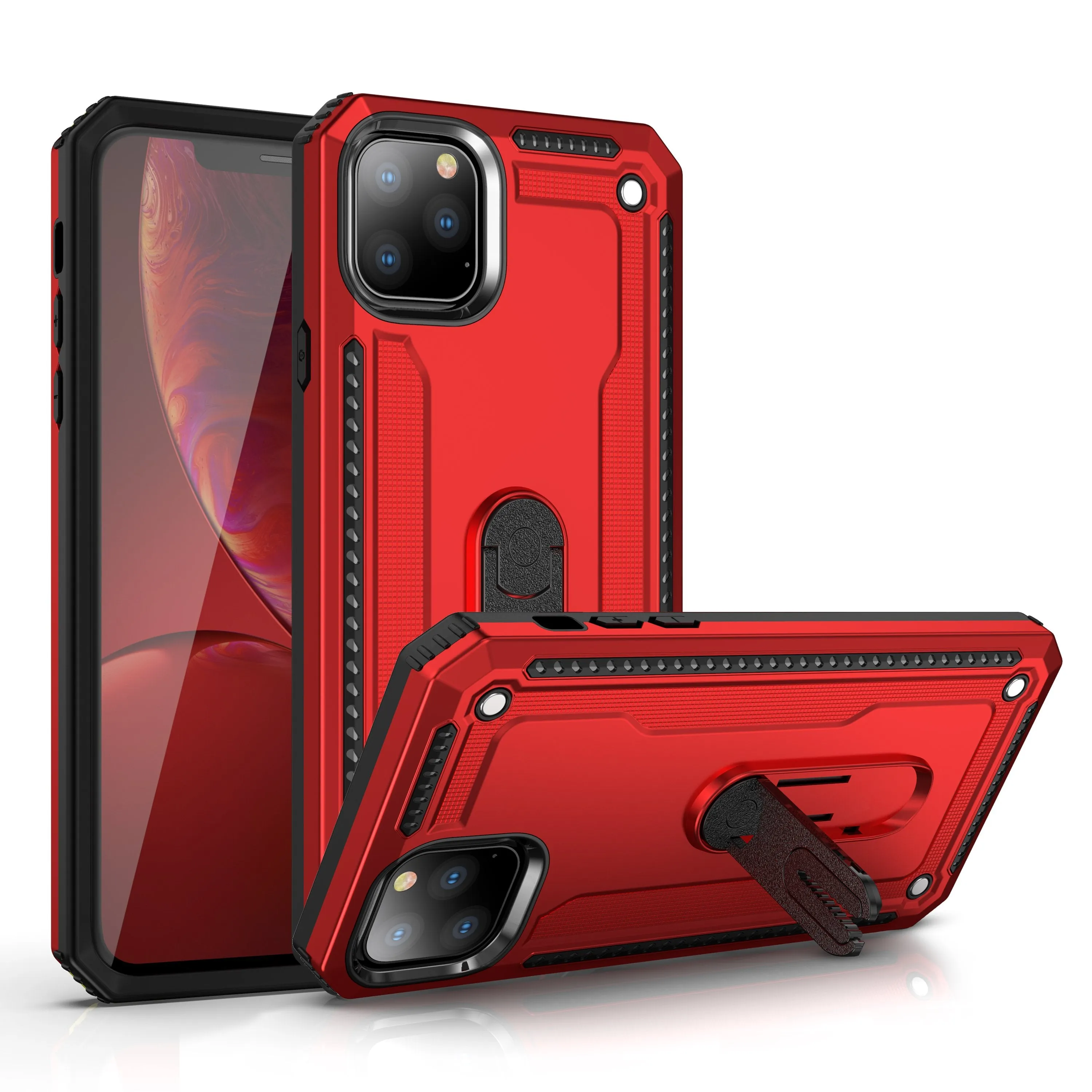 iPhone 11 Pro Max Case - Air Vent Holder, Kickstand