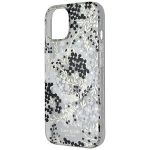 Kate Spade Case for MagSafe for Apple iPhone 15/14/13 Multi Floral Black & White