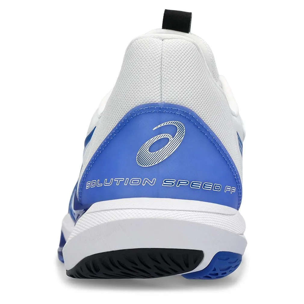 Men`s Solution Speed FF 3 Tennis Shoes White and Tuna Blue