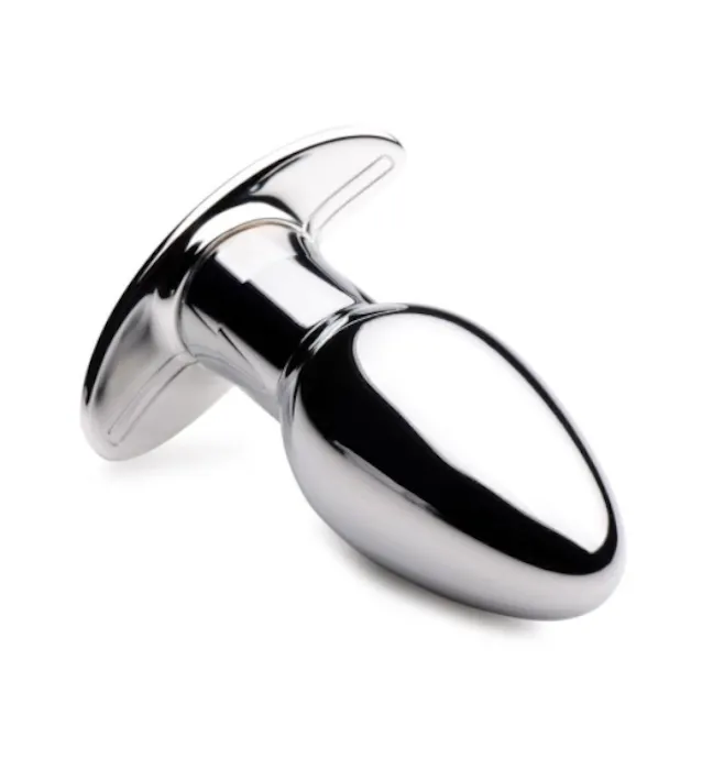 MS ''Chrome Blast'' 7X Anal Plug w/Remote –Small