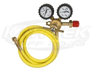 Nitrogen Bottle Regulator With Hose For Refilling Bilstein, Fox, King, Or Sway-A-Way Shocks