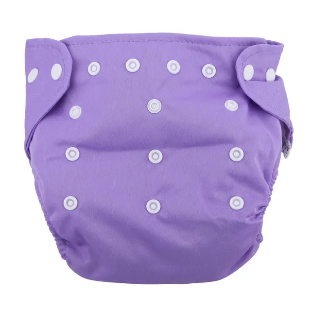 Reusable Baby Diapers Underpants Adjustable Newborn Infant Washable Grid Soft Cloth Cover Diaper Nappy Summer Breathable Nappies