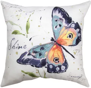 Spring Meadow Shine Bloom Indoor/Outdoor Reversible Pillow by Susan Winget©