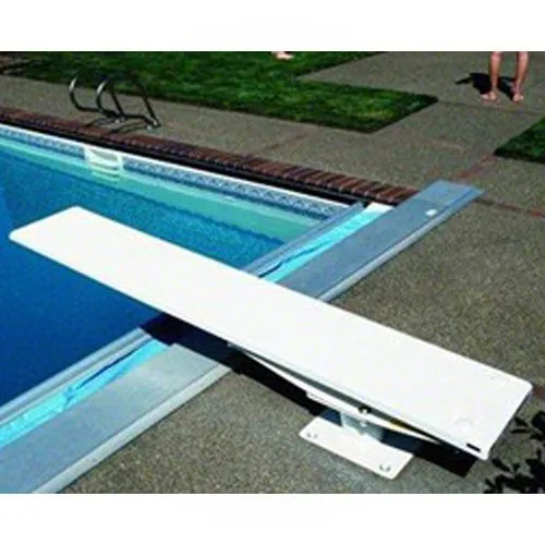 S.R. Smith 8' Frontier III Diving Board and Cantilever Jump Stand - Radiant White