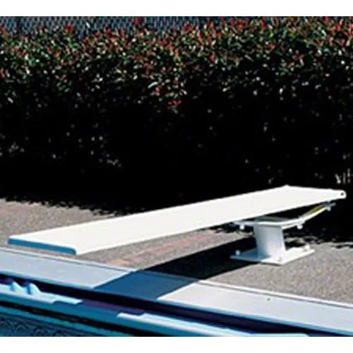 S.R. Smith 8' Frontier III Diving Board and Cantilever Jump Stand - Radiant White