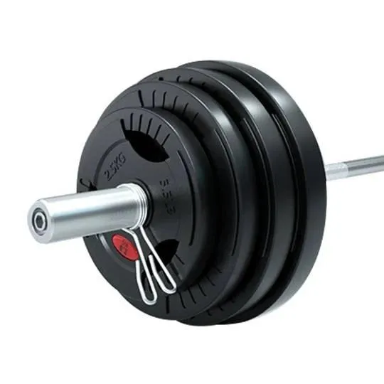 Trigrip Barbell Set - with 7ft Olympic Barbell Bar