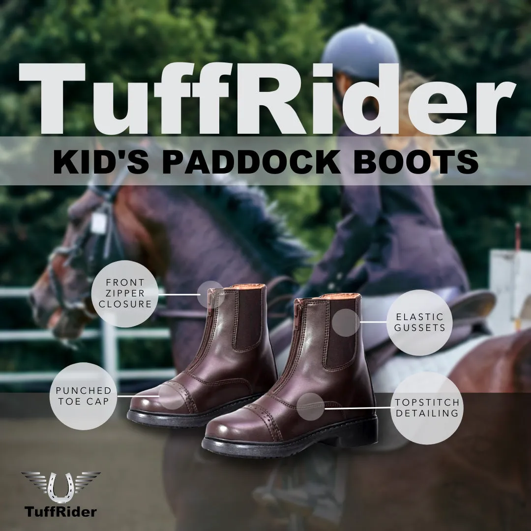 TuffRider Children's Front-zip Paddock Boots