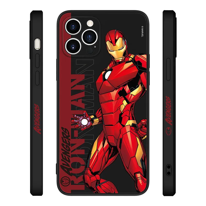 UKA Mavel Avengers Side Print Liquid Silicone Case Cover