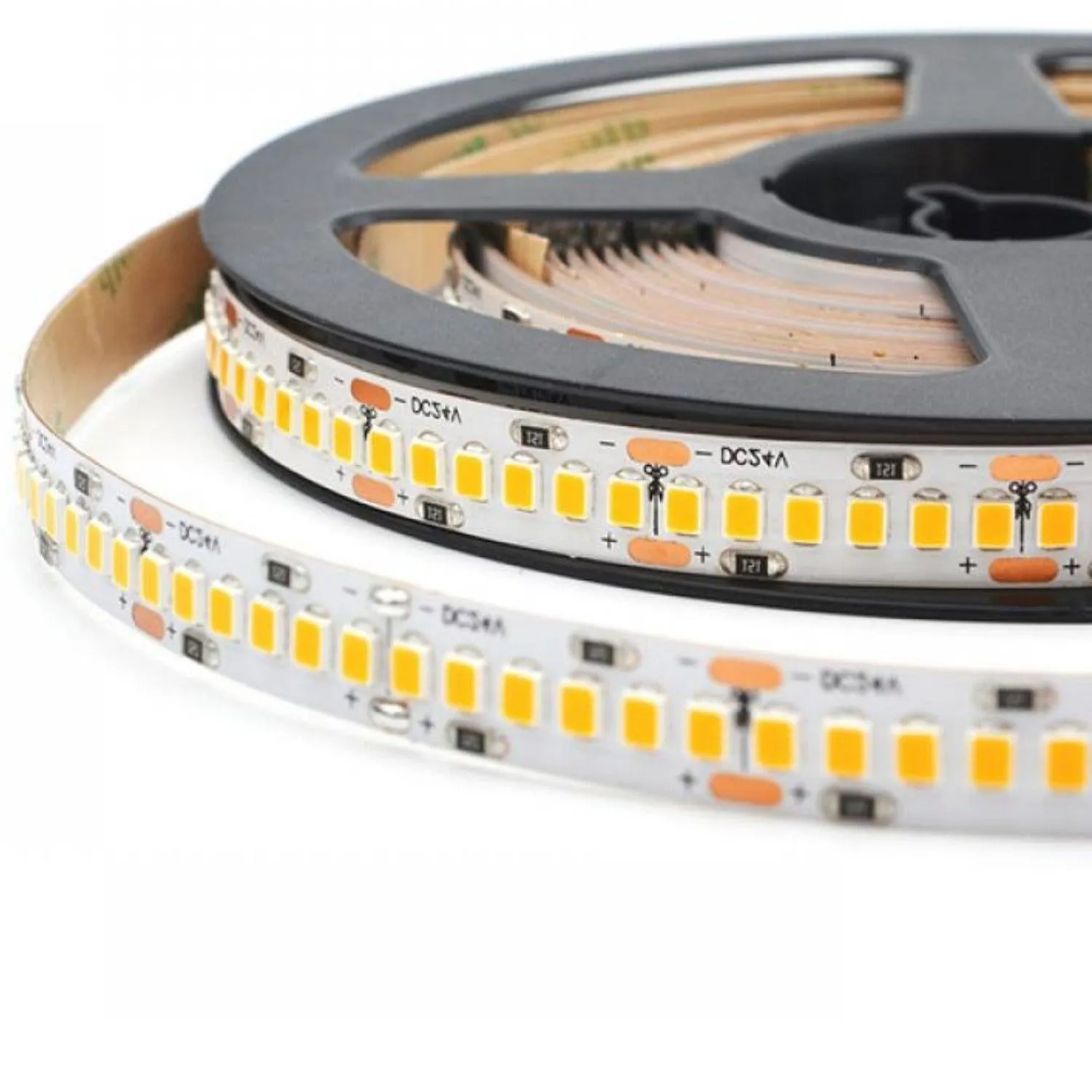 Warm White LED Strip Light 3000K 12V 240 LEDs/m 1200 LEDs IP20 Waterproof 5 Metre Strip