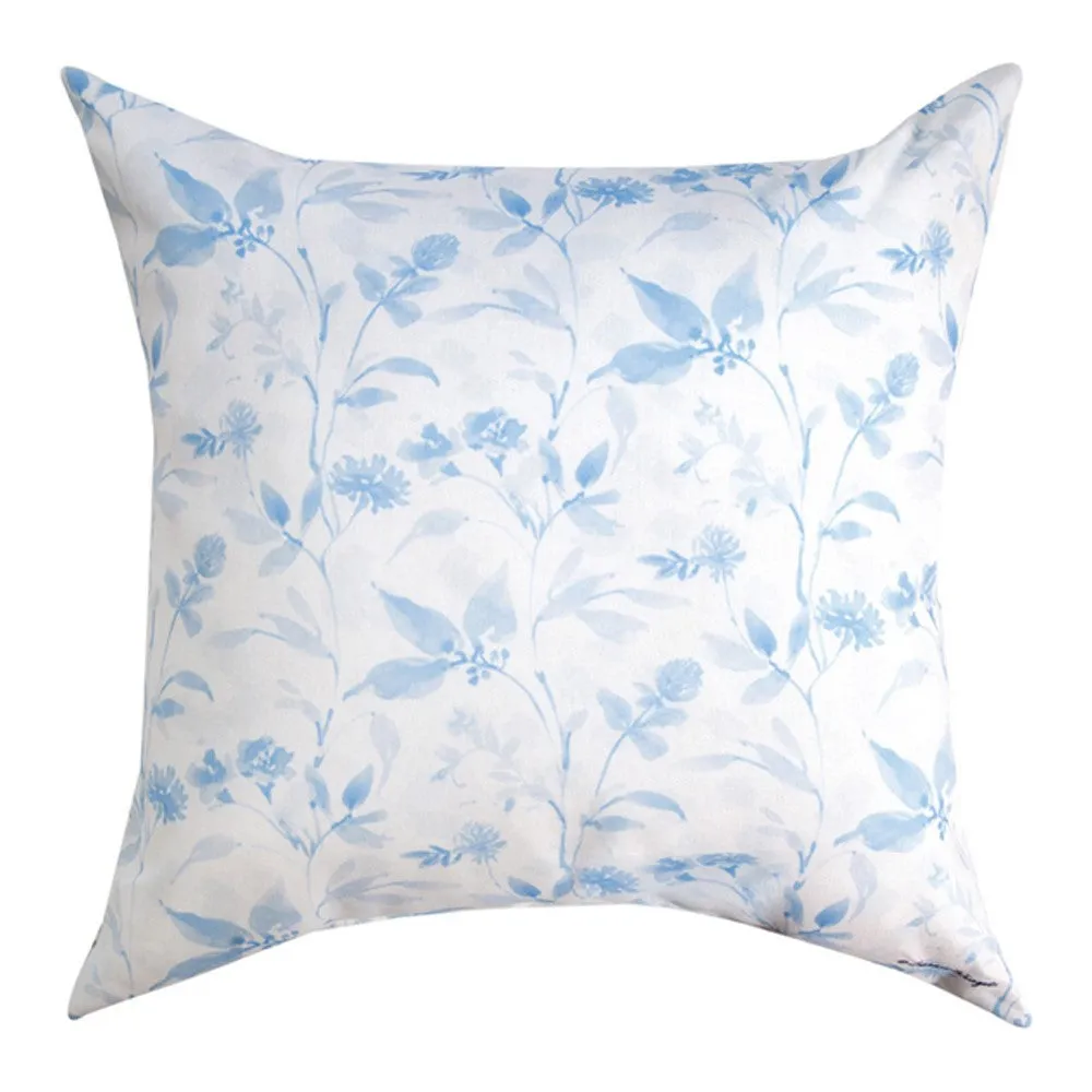 Watercolor Birds   Butterflies Indoor/Outdoor Reversible Pillow by Susan Winget©